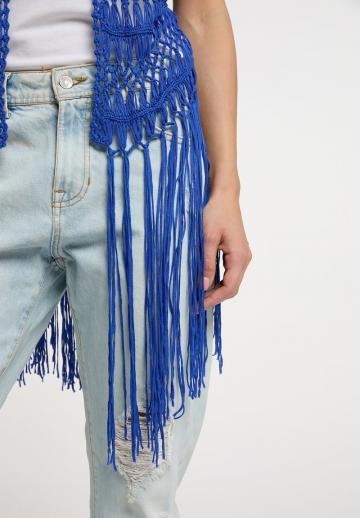 Длинный жилет