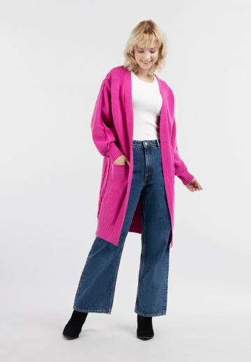 Длинный жилет