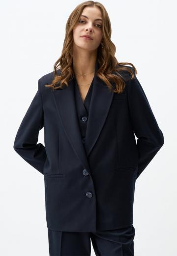 Длинный блейзер