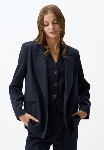 Длинный блейзер