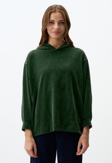Пуловер с капюшоном