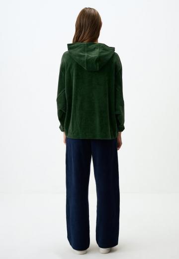 Пуловер с капюшоном