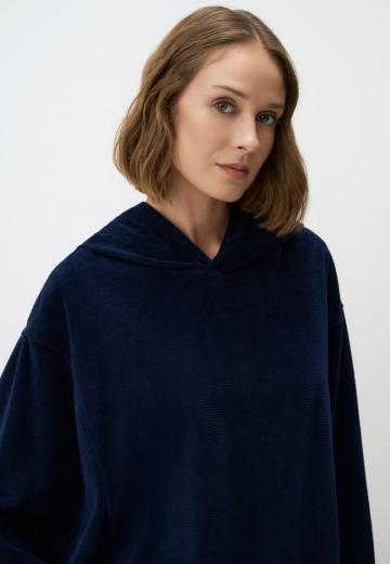 Пуловер с капюшоном