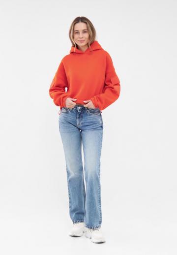 Пуловер с капюшоном