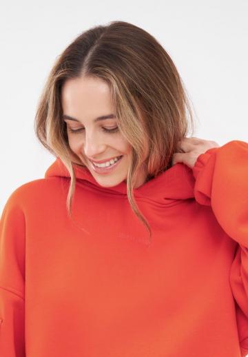 Пуловер с капюшоном