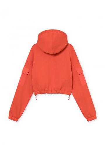 Пуловер с капюшоном