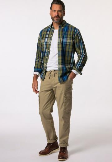 Брюки с накладными карманами