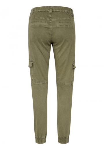 Брюки с накладными карманами