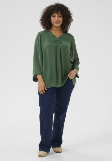 Атласная блузка