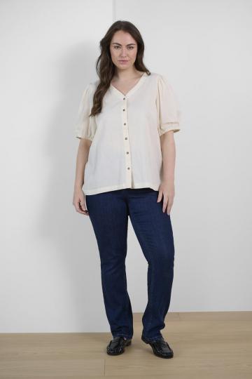 Атласная блузка