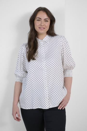 Атласная блузка