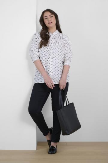 Атласная блузка