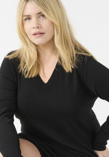 Вязаное платье