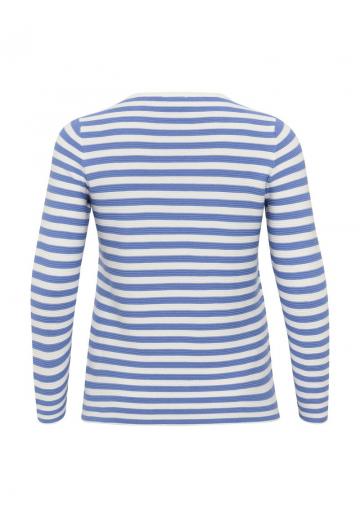 Пуловер в полоску