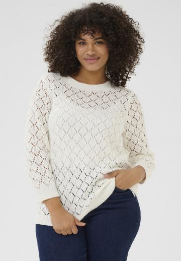 Пуловер с рукавом три четверти