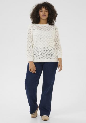 Пуловер с рукавом три четверти