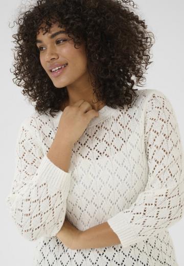 Пуловер с рукавом три четверти