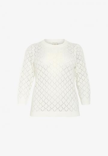 Пуловер с рукавом три четверти