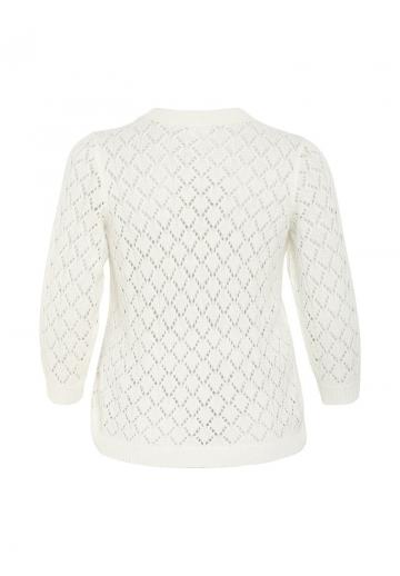 Пуловер с рукавом три четверти