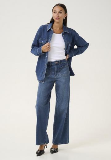 Джинсовая блузка