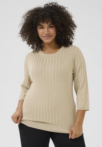 Пуловер с рукавом три четверти