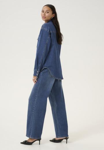 Джинсовая блузка