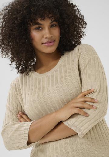 Пуловер с рукавом три четверти