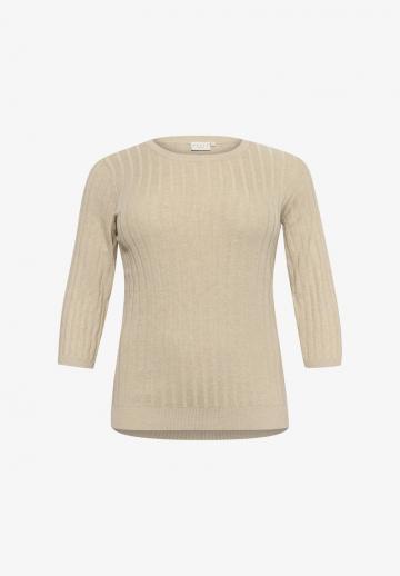 Пуловер с рукавом три четверти