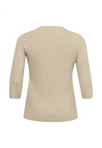 Пуловер с рукавом три четверти