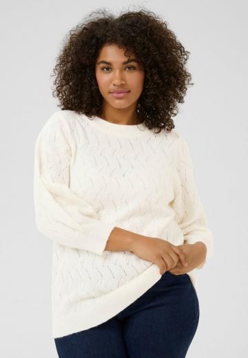 Пуловер с рукавом три четверти