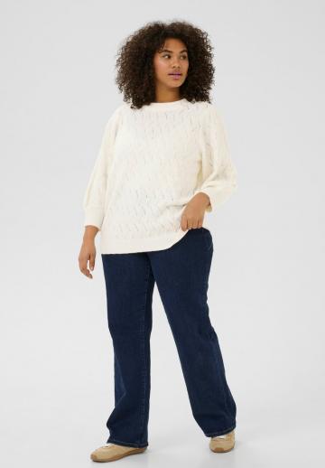 Пуловер с рукавом три четверти