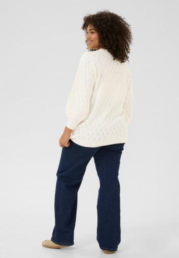 Пуловер с рукавом три четверти