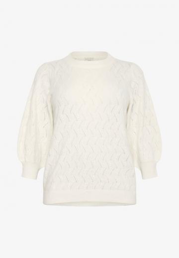 Пуловер с рукавом три четверти