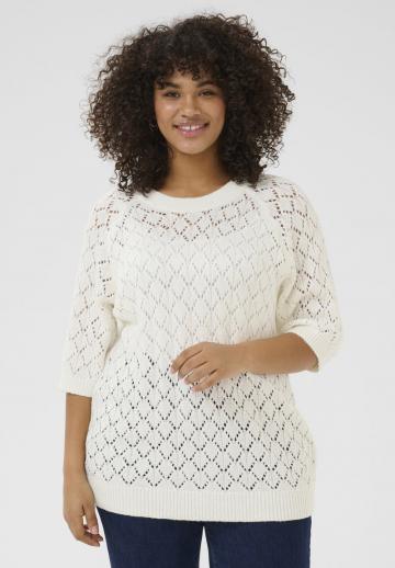 Пуловер с рукавом три четверти