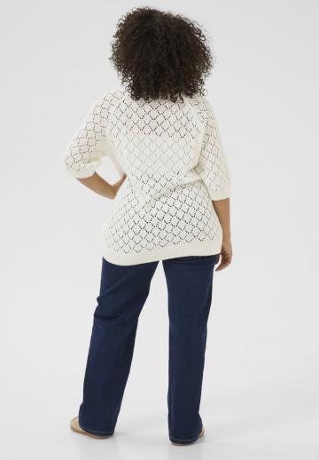 Пуловер с рукавом три четверти