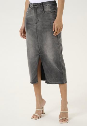 Юбка с накладными карманами