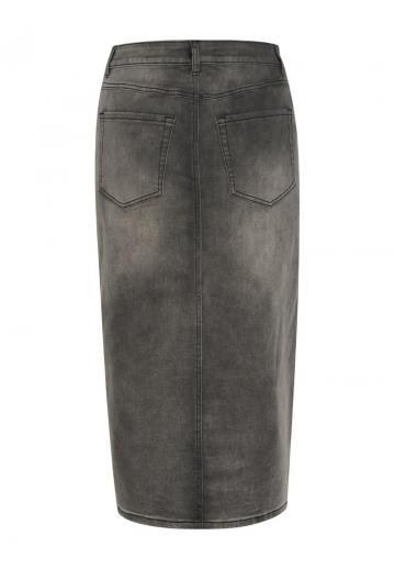 Юбка с накладными карманами