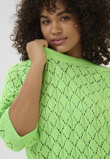 Пуловер с рукавом три четверти