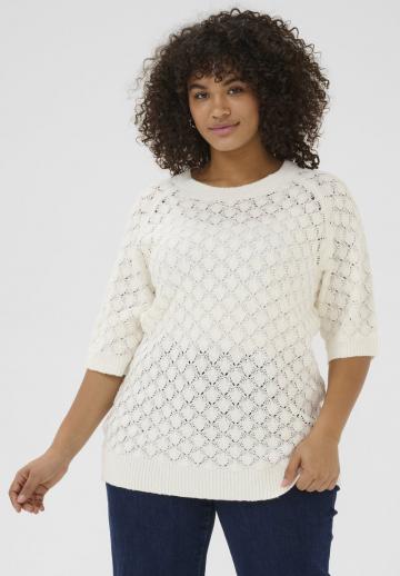 Пуловер с рукавом три четверти