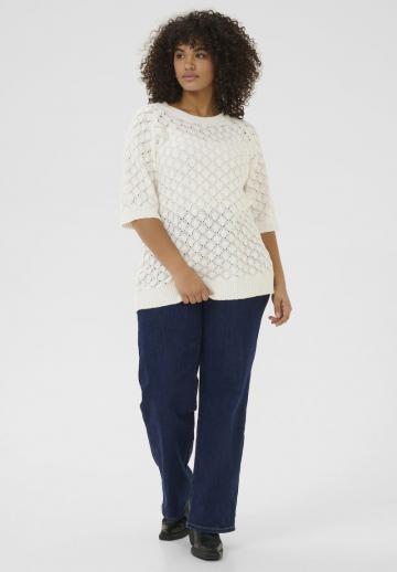 Пуловер с рукавом три четверти