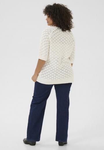 Пуловер с рукавом три четверти