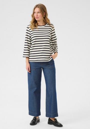 Пуловер с рукавом три четверти