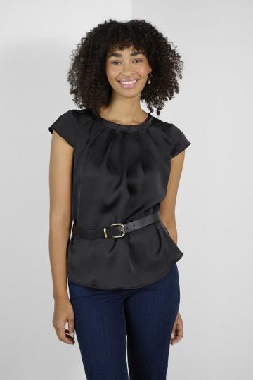 Атласная блузка