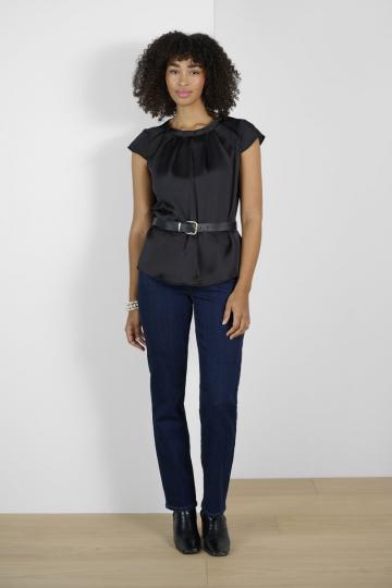 Атласная блузка