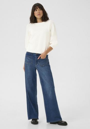 Пуловер с рукавом три четверти