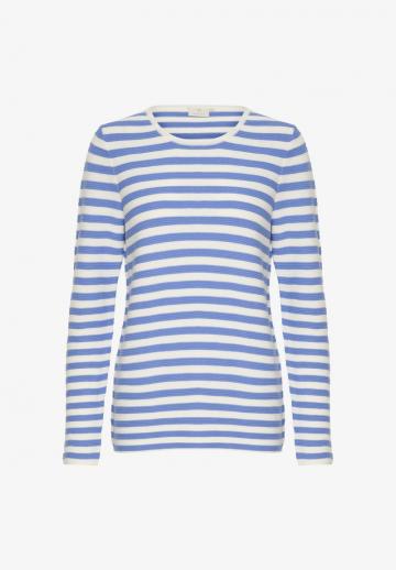 Пуловер в полоску