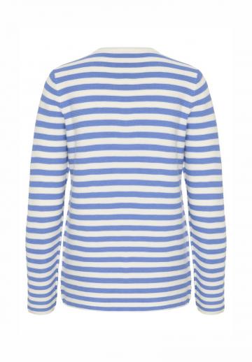 Пуловер в полоску