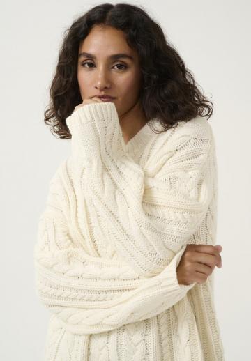 Длинный пуловер