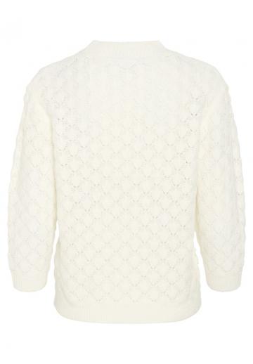 Пуловер с рукавом три четверти