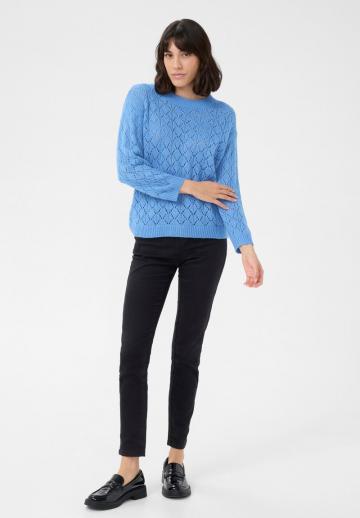 Пуловер с рукавом три четверти